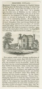 Boscobelův dům: dřevoryt, nd [c 1830] (tisk) od School English