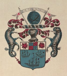 Erb Staré východoindické společnosti (tisk) od School English