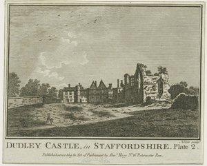 Dudley Castle - The Keep: mědirytina, [14. dubna 1775] (tisk) od School English