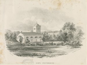 Kostel rad: litografie od School English