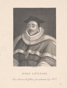 Soudce Littleton, vyryto C. M. Dien (rytina) od School English
