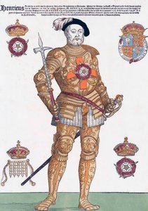 Anglický král Jindřich VIII (tisk) od School English