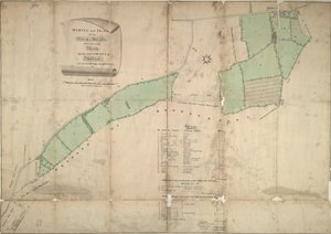 Mapa Willesden, Londýn (litho) od School English