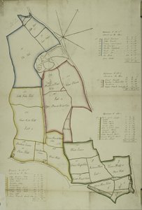 Mapa Willesden, Londýn (litho) od School English