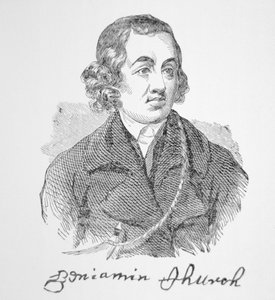 Portrét Benjamina Churche (rytina) od School English