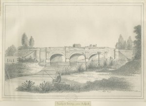 Stafford - Radford Bridge: kresba tužkou, nd [?19. století] (kresba) od School English