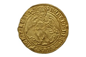 Tudorská mince z pokladu Asthall od School English