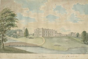 Neznámé umístění - Hall: malba akvarelem a [c 1762-1802] (malba) od School English