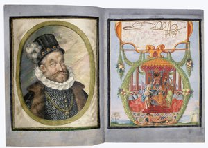Stránky z alba Amicorum Philippa Hainhofera