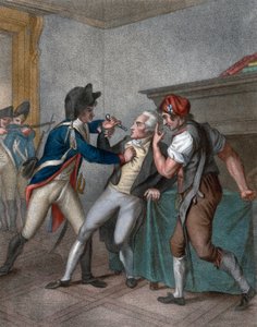 Zatčení Maximiliena Robespierra, dne 27.7.1794 - Zatčení Robespierra - Robespierrovo zatčení