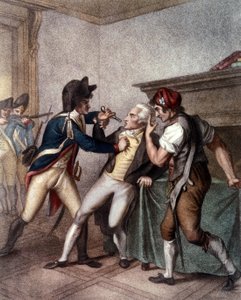 Zatčení Maximiliena de Robespierre 27. července od School French