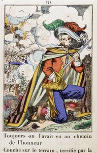 Kapitán Fracasse – Obraz Epinalu „Vždy jsme ho viděli na čestné cestě...““ román Theophila Gautiera (1811-1872) od School French