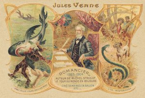 Jules Verne a jeho slavná díla (tisk) od School French