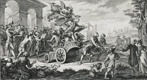 Le Triomphe od Jean-Philippe Rameau (Jean Philippe) (1683-1764) - anglický skladatel, cembalista, varhaník a hudební teoretik od School French