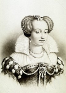 Portrét Markéty z Valois, známé jako královna Margot (1553-1615), královna Navarra, první manželka Jindřicha IV.