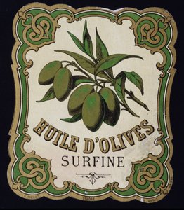 Štítek Surfine Olive Oil od School French