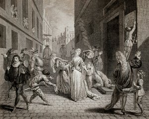 Teror (1793-1794): Italští komici (interpretující postavy z Commedia dell