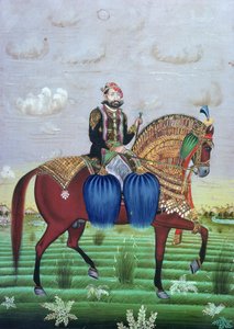 Mahárádža Džaj Singh II. z Džajpuru (1699-1743) od School Indian