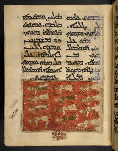 Dvanáct králů z evangelií Iwangiliún Mosul, Irák kolem roku 1499 (inkoust a barva na papíře)