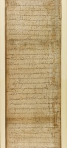 Přidat. 5412, část 2, Listina o prodeji z Ravenny, 3. června 572 (papyrus) od School Italian