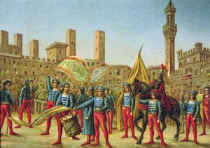 Palio ze Sieny od School Italian
