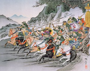 Bitva o průsmyk Shizugatake 1583 (barevné lito)