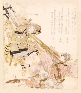 Vyobrazení legendární pohádky (barevný dřevoryt) od School Japanese