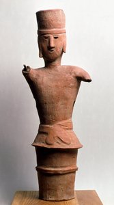 Terakotový pohřeb Haniwa, období kofunu 3.-6. století od Japanese School