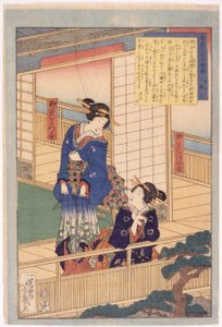 Bez názvu (barevný dřevoryt) od School Japanese