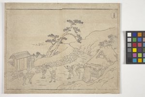 Bez názvu (barevný dřevoryt) od School Japanese