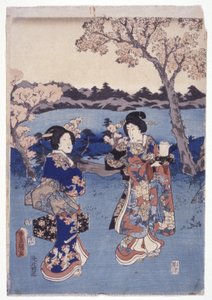 Bez názvu (barevný dřevoryt) od School Japanese
