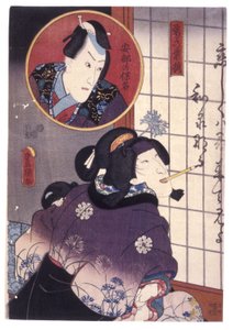 Bez názvu (barevný dřevoryt) od School Japanese