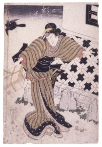 Bez názvu (barevný dřevoryt) od School Japanese