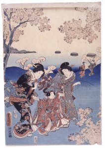 Bez názvu (barevný dřevoryt) od School Japanese