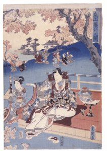 Bez názvu (barevný dřevoryt) od School Japanese