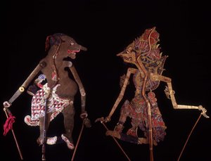 Wayang Kulit. Java loutky. Kolekce Jean Francois Hubert. Paříž od School Javanese