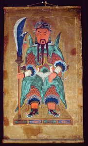 Gwanwoojanggun (přírodní pigment na papíře) od School Korean