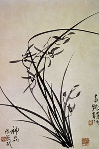 Orchideje. Korejský tisk dynastie YI. od School Korean