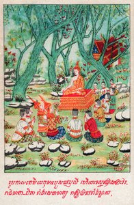 Temiya Jakata. (rytina, cca 1910) od School Laotian