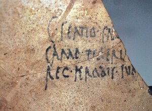 Nápis Herodium, cca 1. století našeho letopočtu (keramika)