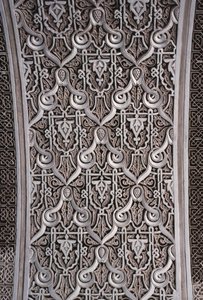 Detail oblouku (štuk)