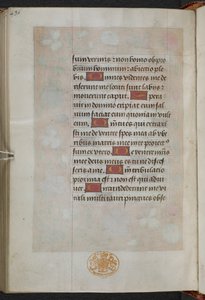 Kings 9, f.232v, Kniha hodin, Užití Sarum ("Kniha hodin Anny Boleynové") (pergamen) od School Netherlandish