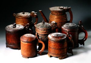 Tankardy (dřevěné) od School Norwegian