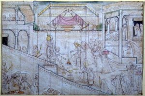 47.110/1759 Sňatek Naly a Damayanti, z ‚Nala Damayanti‘, připisovaný Ranjha, Chamba, Himachal Pradesh
