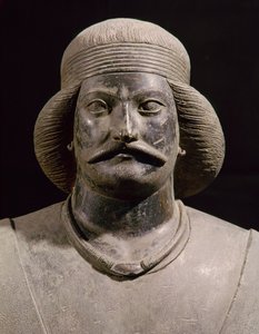 Parthský válečník, ze Shami, 1. století našeho letopočtu (bronz) (detail) od School Parthian