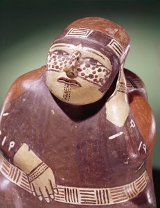 Keramický sběrač kakaa, kultura Nazca (hliněné nádobí) (detail 231883)