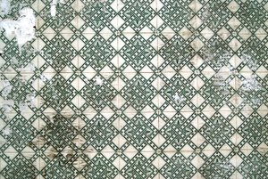 Tradiční panel, Lisabon, Portugalsko (keramické dlaždice)