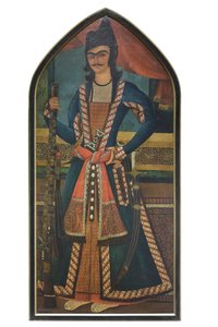 Kádžárovský princ, pravděpodobně Bahram Mirza, Abolhassan (olej na plátně)