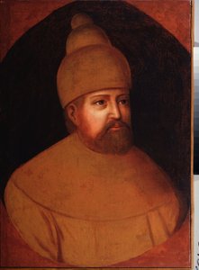 Portrét cara Michaela I. Fjodoroviče Romanova z Ruska (1596-1645). Obraz ruského mistra, olej na plátně, 2. polovina 17. století. Tradiční ruské umění. Regionální muzeum umění, Rostov na Donu (Rusko). od School Russian