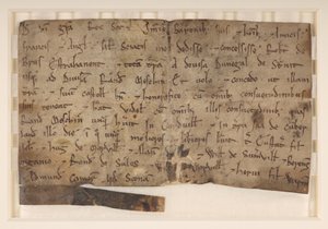 Udělení skotského krále Davida I. († 1153) Robertu de Brusovi a udělení Annandale od School Scottish